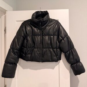 Women's Black Puffer Jacket